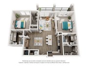 B2_2Bed_2Bath_1187 Sq Ft