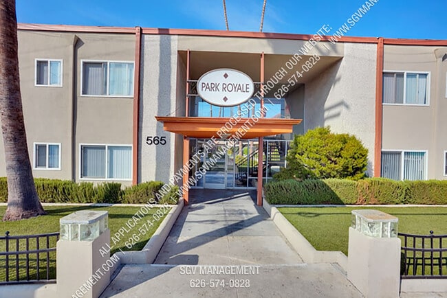 Front Entrance - Park Royale Apartments