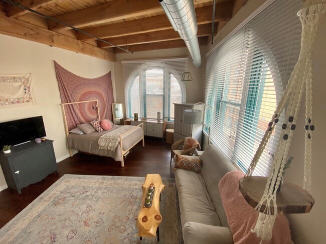 Sala de estar - Chicago Street Lofts