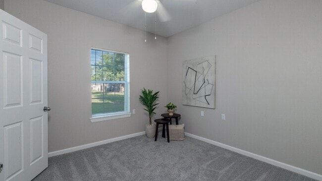 Enjoy comfortable guest bedrooms with plush carpeting and multi-speed ceiling fans.