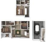 Two Bedroom, Two Bathroom, 1135 sqft, Garage, Patio/Balcony, Full-Size Washer/Dryer Connections