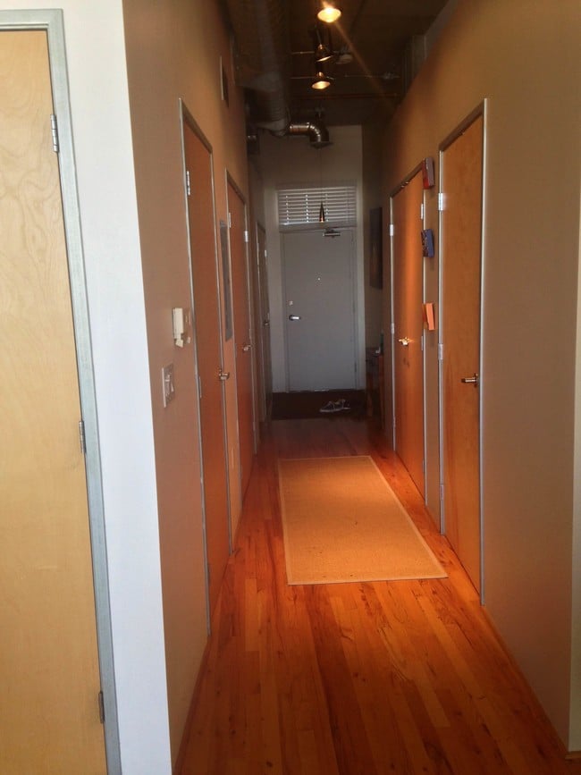 Hallway, facing front door - 2899 Speer Blvd Unit 404