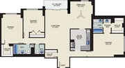 3BR/2.5BA (Style R2) | 1490 sq. ft.