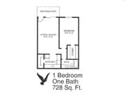1BR/1BA
