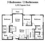 3BR/2BA