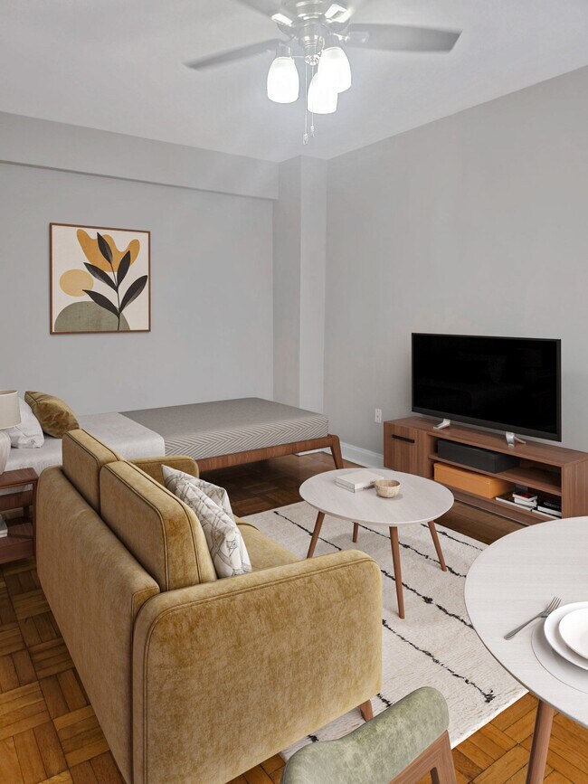 Studio main living area at The York , Foggy Bottom, Washington, DC 20006