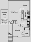1x1 - 785 Sqft