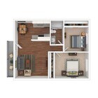 2 BD / 1 BA – 800 SF