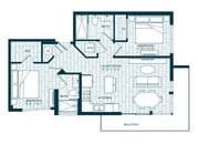 B1 floor plan Crest at Pinecrest