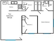 2BR/2BA