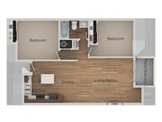 Updated 2X1 Apartment