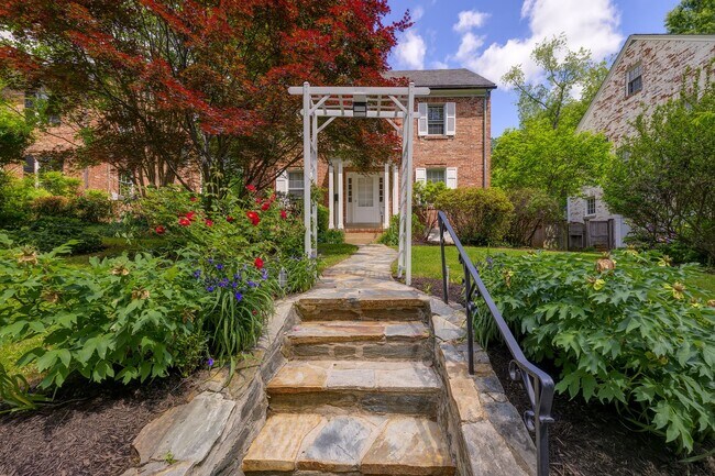 Photo - Charming & Spacious Colonial in N Cleveland Park w/Park-Like Rear Garden & Detached Garage