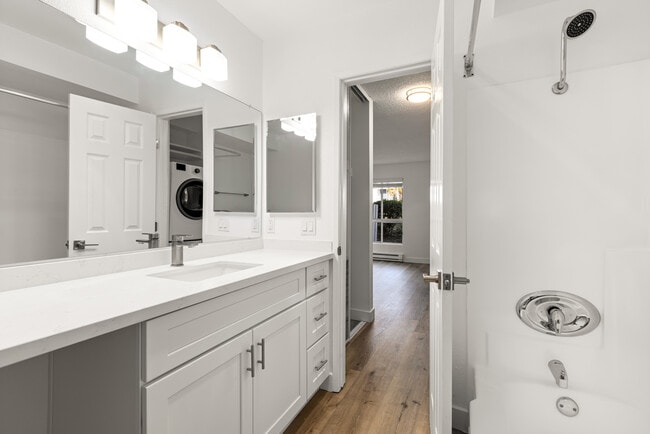 Refresh and recharge in a spa-inspired bathroom.