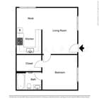 1BR/1BA