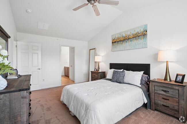 2BR, 2.5BA - 1,660SF - Primary Bedroom