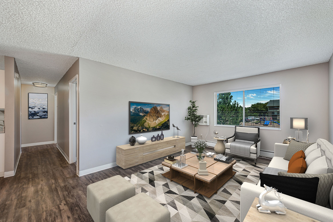 Pleasant Living Room - Florida Station Apartments