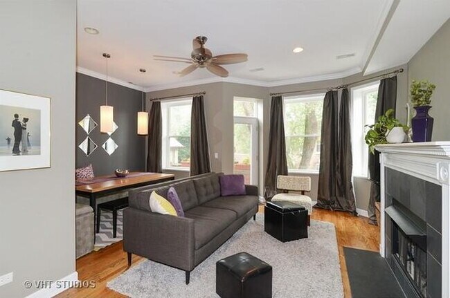 Photo - 2-Bed, 2-Bath Urban Retreat with Fireplace & Hardwood Floors Unit 2
