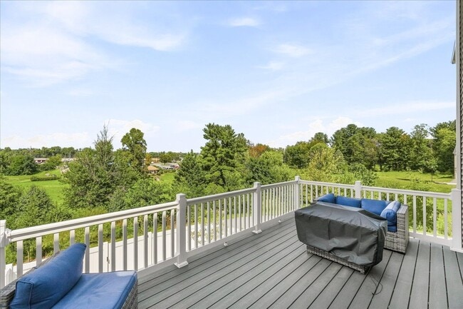 Large deck of main level with gorgeous views