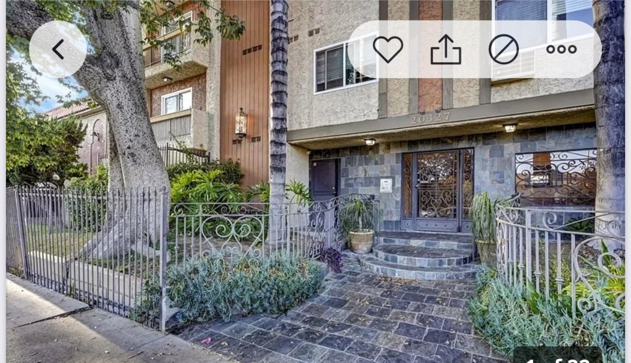 Gated entrances - 20327 Saticoy St Unit 203