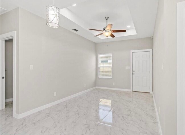 Back patio door from living room - 2513 E Israel Ave Unit 2