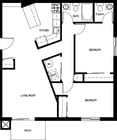2BR/1.5BA A