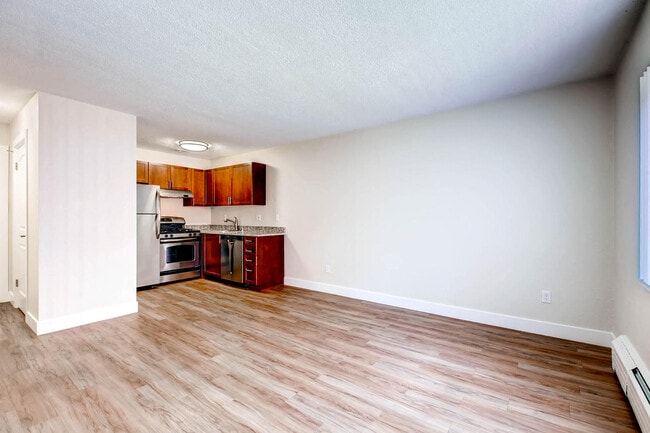 Our Apartment Dining Room and Kitchen at Off Broadway Flats in Englewood Colorado - Off Broadway Flats Rental