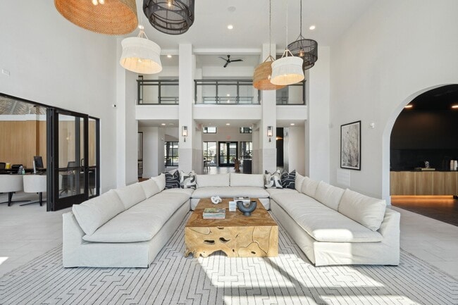 Clubhouse Seating Area - Comfortable resident space for relaxing, working, meeting friends or gathering with neighbors.