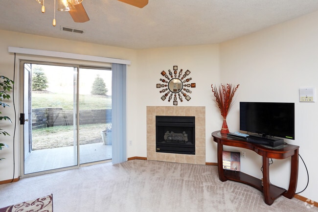 Sala de estar - Foxboro Apartments