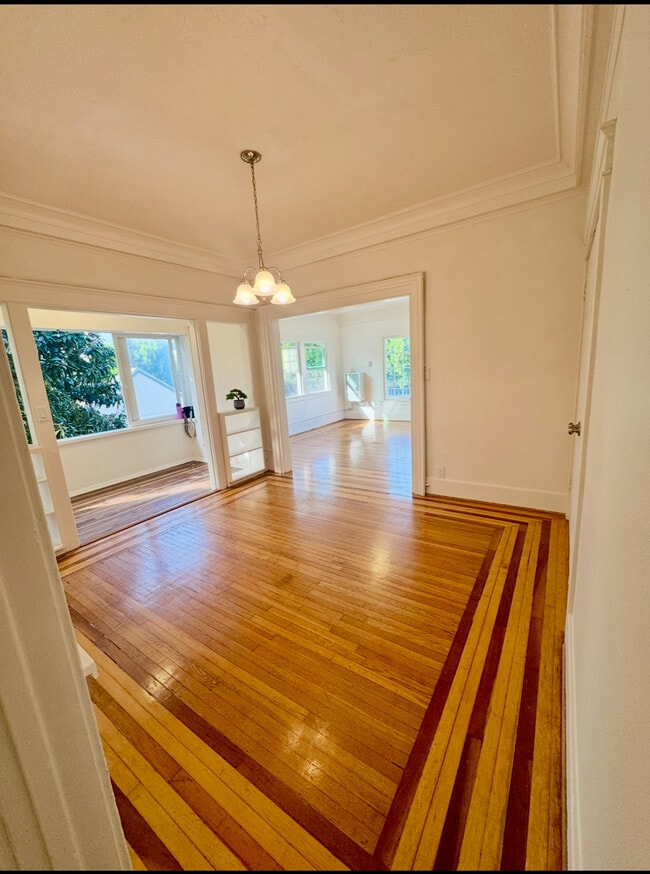 View of Dining Room looking towards Living Room - 6200 De Longpre Ave Apartments Unit B