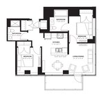 2B.1-2 Bed