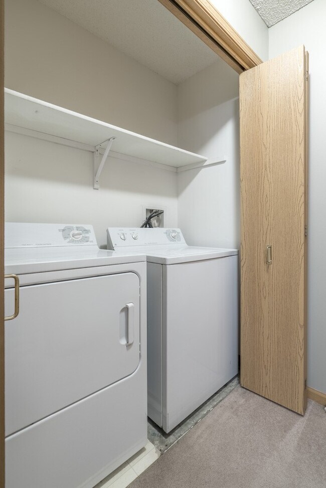 Select homes includes a full size washer and dryer for maximum convenience!