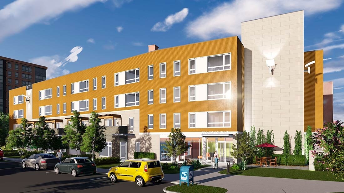 Rendering - 75 Amory Apartments
