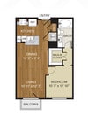 A2 floor plan WaterWall Place