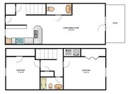 2 Bedroom 1.5 Bath Townhome