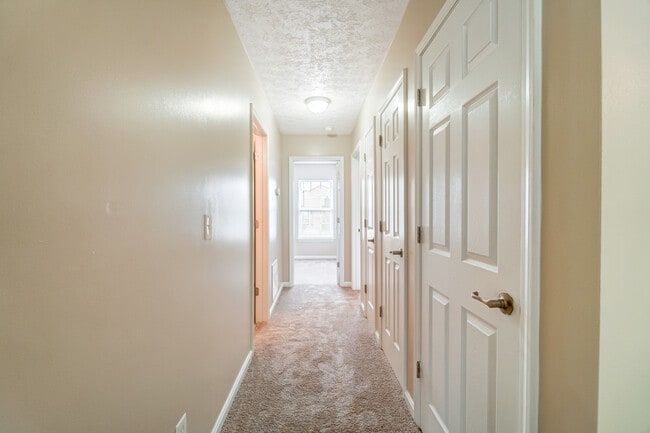 Hallway - w/d, linen closet, coat closet