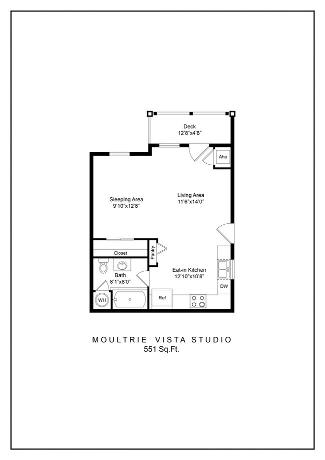 Moultrie Vista Studio 551 sq ft