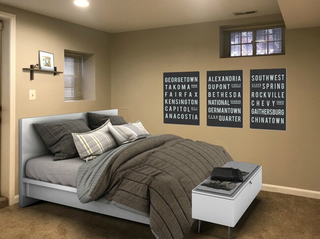 1st Bedroom - 512 M St NW Unit B
