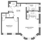Burbank 1 Bedroom B 4920