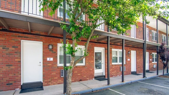 Embrace the charm of our brick buildings and tree-lined walkways!