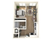 Bloom floor plan Apollo Apartments