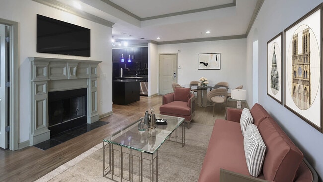 Living Room with Hard Surface Flooring