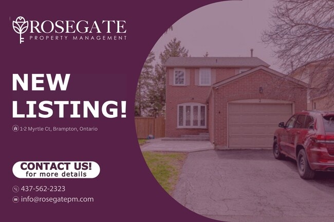 Building Photo - Corner 3-Bedroom Semi-Detached Home with Private Garage & 2 Parking – Brampton Unit 1