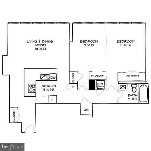 Photo - 2200 Benjamin Franklin Pkwy Condo Unit 2B-N0714