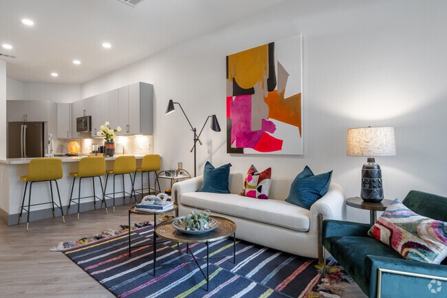 1BR, 1BA - 722SF - Sala de estar - Broadstone East End