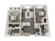 B3 Floor Plans - 3D