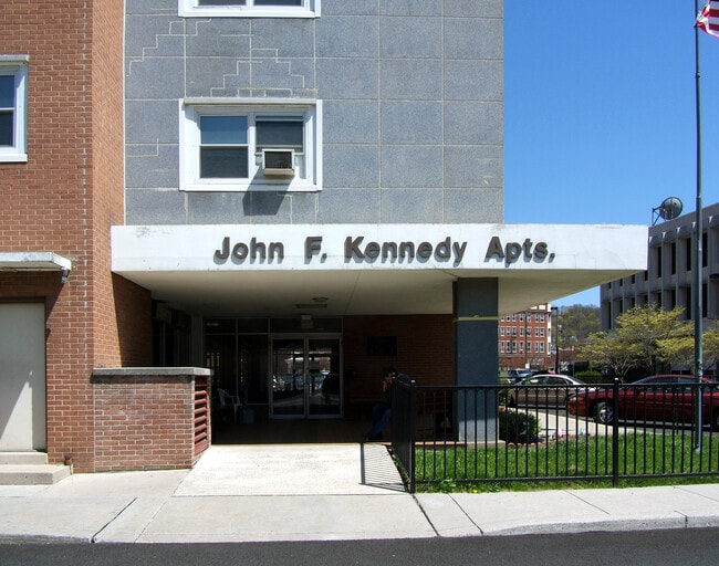 View from the southwest - JFK Apartments