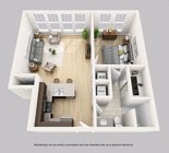 1BR/1BA