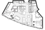 Floorplan x12 Panache; Levels 20-22