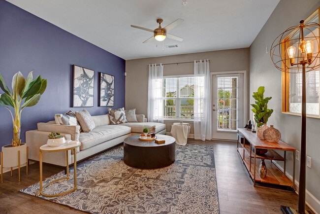 Living Room - Ascent at Mallard Creek Apartments
