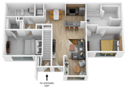 2 Bedroom 2 Bath Reno